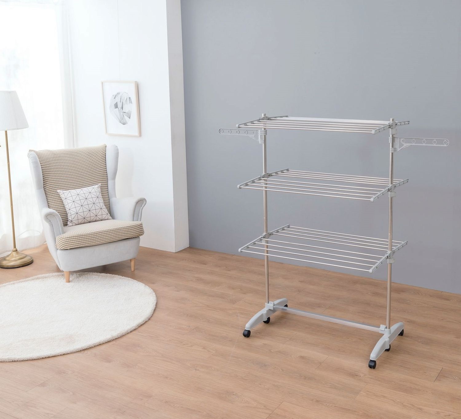 Напольная сушилка трансформер для белья Gochu (All Mom 4)