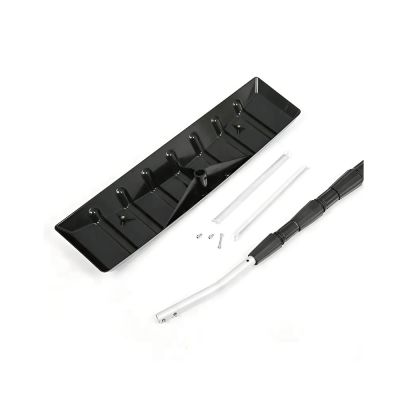 Скребок 630х150х6300 для уборки снега с крыш из поликарбоната с телескопической ручкой 