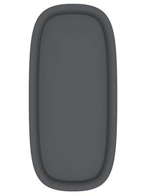 Плетёная корзина для белья сборная «Лён» 45 л (43х20х60 см) графит