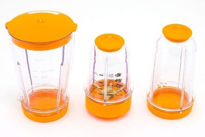 Персональный мини блендер Hanil Flowerpot HMF-630 черно-оранжевый