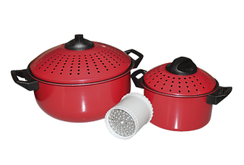 Кастрюли BEKKER для макарон 2 шт. Зеленый