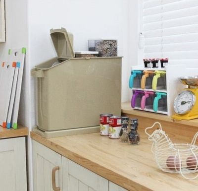 Короб для хранения круп (25 кг) Swing Lever