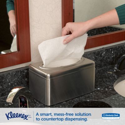 Диспенсер настольный Kimberly-Clark 9924М, нержавеющая сталь (для 1126)