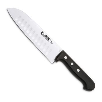 Нож кухонный Сантоку Jero PR 18 см черная рукоять