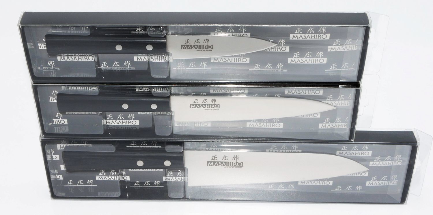 Набор ножей поварская тройка от Masahiro