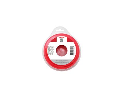 Леска триммерная GEOS круглая "Round", 3.0 мм, 15 м, в блистере