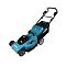 Газонокосилка аккумуляторная Makita DLM539Z LXT 2х18В, 860Вт, 53см, травосборник 70л, привод 2,5-5км/ч, 4в1, XPT, без акб и З/У