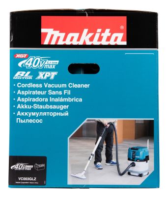 Пылесос аккумуляторный Makita VC003GLZ XGT 2х40В, 15л, без акб и ЗУ