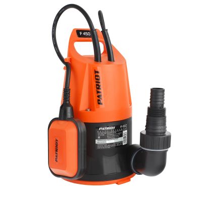 Насос дренажный PATRIOT F 450Z, для чистой воды, 450 Вт