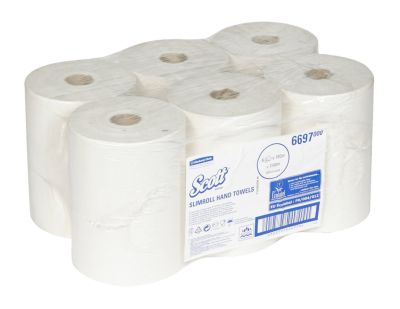 Бумажные полотенца в рулонах Kimberly-Clark SCOTT SCOTT SLIMROLL 6697