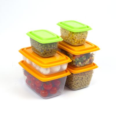 Набор контейнеров универсальных «Гурман» №4 (СВЧ/Заморозка) (0,45л - 2 шт; 0,8л; 1,1л; 1,5л - 2 шт) (6шт) 