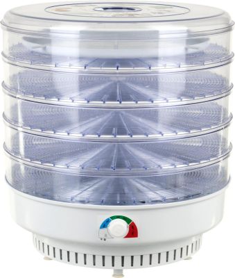 Электросушилка для овощей и фруктов "Ветерок-2" 40 см 5 поддонов прозрачных + поддон для пастилы