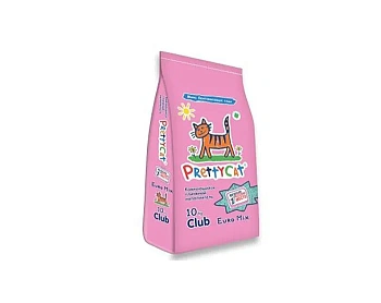 PrettyCat наполнитель комкующийся для кошачьих туалетов Euro Mix 10 кг