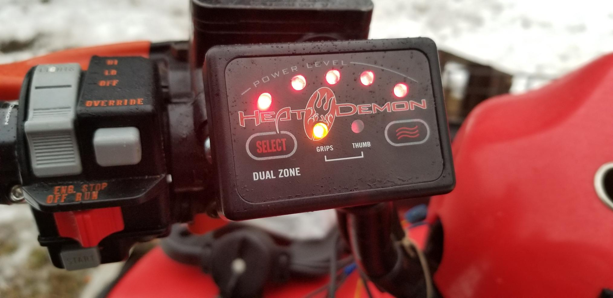 Подогрев рук (2 зоны) Symtec для квадроциклов