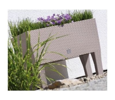 Кашпо с автополивом Prosperplast Rato Case High 30л, мокко