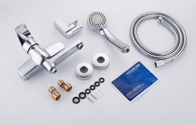 СМЕСИТЕЛЬ ДЛЯ ВАННЫ LEDEME L3140, ЭКО-КАРТРИДЖ, КОРОТКИЙ ИЗЛИВ