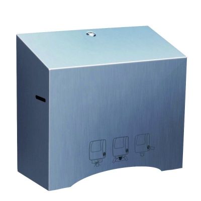 Диспенсер для бумажных полотенец в рулонах металлический автомат "MERIDA STELLA" MAXI (полированный) CSP302