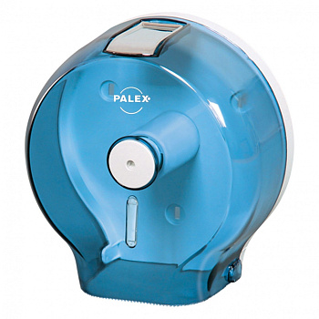 Диспенсер для туалетной бумаги PALEX JUMBO прозрачный синий 3444-1