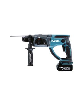 Перфоратор аккумуляторный Makita DHR202RFE LXT 18В, 2х3.0 Ач, 20 мм, 1,9 Дж, SDS-PLUS