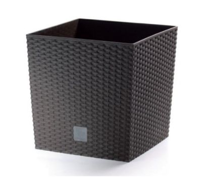 Кашпо для цветов Prosperplast Rato Low 15,8+11л, венге