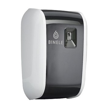 Диспенсер BINELE Fresher автоматический для освежителя воздуха, черно-белый, арт. PD01WB