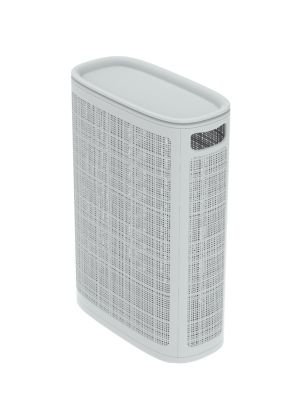 Плетёная корзина для белья сборная «Лён» 45 л (43х20х60 см) серый