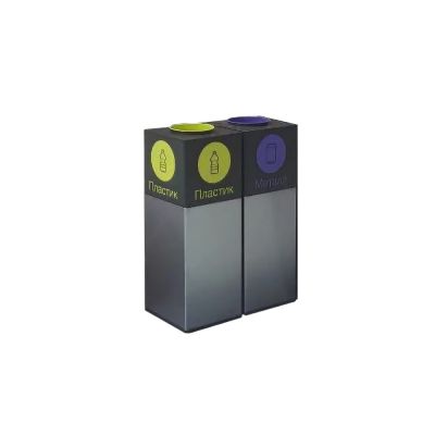 Урна "Аксиома" 2 секции на 104 л.