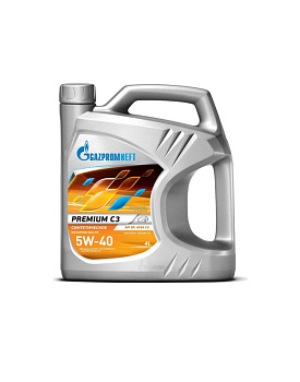 Моторное масло Gazpromneft Premium C3 5W-40 4л
