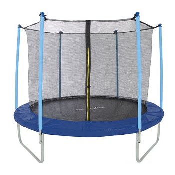 Батут 10-футовый 3 ножки 6 стоек без верхнего кольца (fiber rod)							