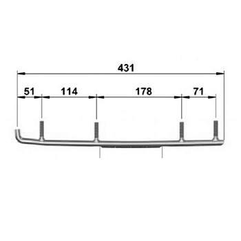 Коньки лыж усиленные 160 мм Sledex для Arctic Сat