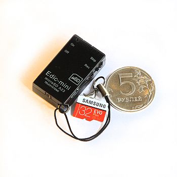 Мини-диктофон Edic-mini EM microSD A23