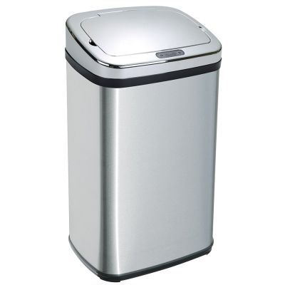Урна сенсорная с автоматически открывающейся крышкой AGB-50S (хром)