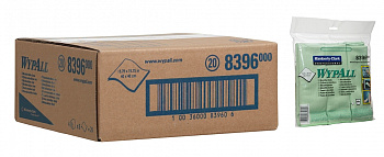 Микрофибра в пачках Kimberly-Clark WypAll Microfibre Cloth 8396, зеленый