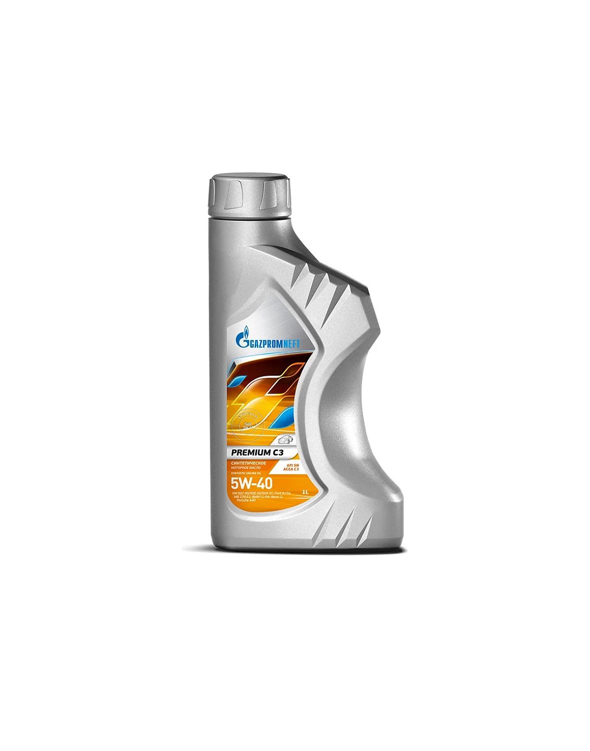 Моторное масло Gazpromneft Premium C3 5W-40 1л