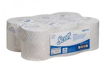 Бумажные полотенца в рулонах Kimberly-Clark SCOTT MAX 6691