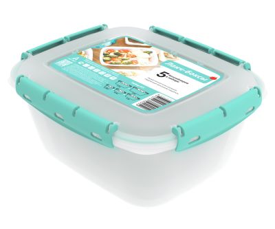 Набор контейнеров с уплотнителем №1 (0,38л; 0,8л; 1,5л; 2,5л; 3,9л) 5 шт