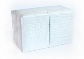 Бумажные салфетки Биг Паки белые 24х24 см, 2 слоя 808406