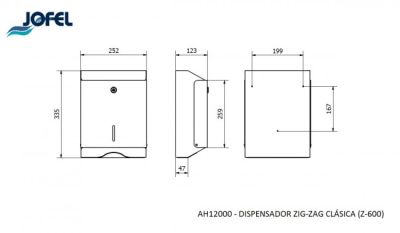 Диспенсер для бумажных полотенец Jofel АН12000