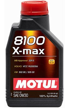 Моторное масло MOTUL 8100 X-max 0W30 (1 л.)