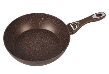 Сковорода 26 см BEKKER глубокая красная