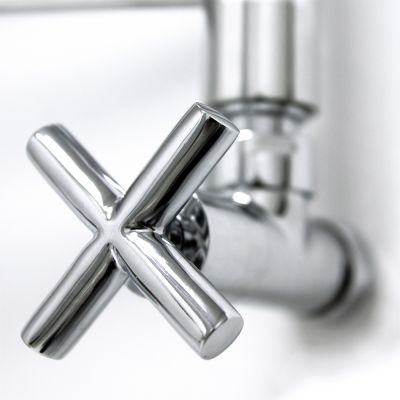 Вентиль запорный угловой г/ш 3/4"х1/2"