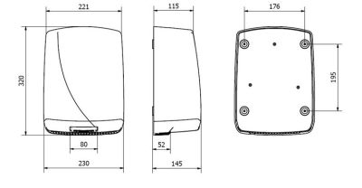 Электросушилка для рук Jofel AA14000