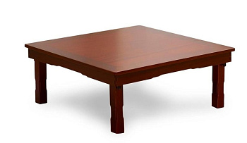 Корейский стол 800*800 красное дерево SB800