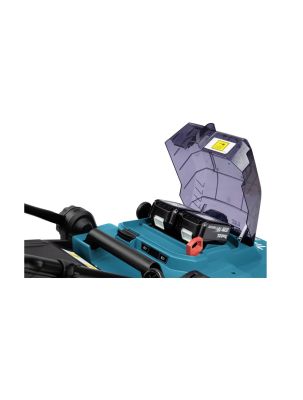 Газонокосилка аккумуляторная Makita DLM382CM2 LXT 2х18 В, 900 Вт, ширина 38 см, травосборник 40 л, 3в1, (2xBL1840B, DC18SH)