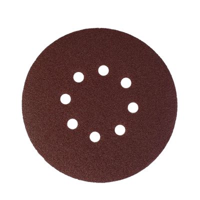 Круг шлифовальный PATRIOT на липучке, 150мм, 8 отверстий, Р60, 5 шт в упаковке