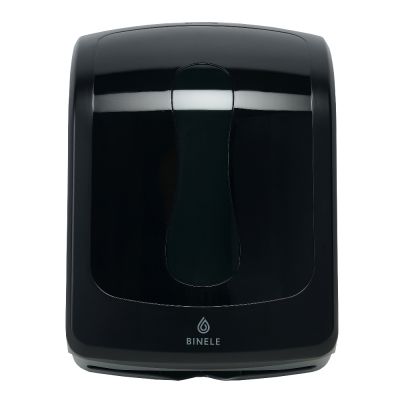 Диспенсер BINELE zType для бумажных полотенец Z сложения (черный)
