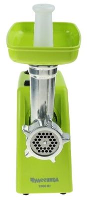 Мясорубка электрическая Чудесница Экстра ЭМШ-Р1 с реверсом зеленая