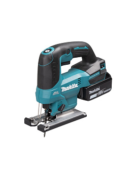 Лобзик аккумуляторный Makita DJV184Z LXT BL 18В, XPT, SOFT NO LOAD, регул. ампл., скорости, 3000 об./мин, плав. пуск, стабилизац, без акб и ЗУ