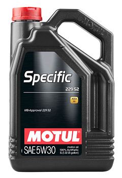 Моторное масло MOTUL Specific 229.52 5w30 (5 л.)
