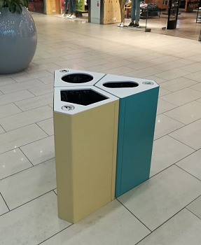 Урна для раздельного сбора мусора "Кайт"